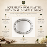 Arthur Court Equestrian Oval Platter SPG-05884