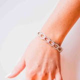 Kelly Herd Horseshoe Bracelet Sterling Silver SCZ-10020