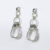 Sterling Silver Cheyenne Western Riding Stirrup Earring SSJ-13718