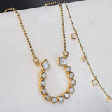 Sterling Silver Keepsake Moonstone Horseshoe Necklace SSJ-13716