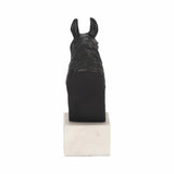 Black Metal Textured Horse Head Figurine, 9 in. ZGT-06087