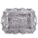 Arthur Court Grazing Horses Parlor Tray SPG-05872