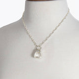 Sterling Silver Cheyenne Western Riding Stirrup Necklace SSJ-13719