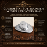 Arthur Court Cowboy Hat Bottle Opener SPG-05867