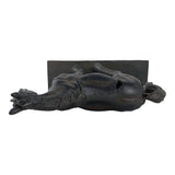 Brown Resin Cracked Horse On Stand 16in ZGT-06057