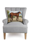 Brown Horse Hook Pillow ZGT-06062