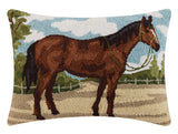 Brown Horse Hook Pillow ZGT-06062