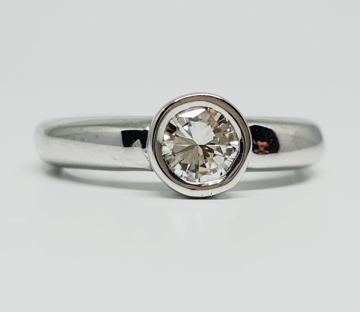 Bezel-Set Engagement Ring CONFIG.2466439 14KW Raleigh | Raleigh Diamond  Fine Jewelry | Raleigh, NC