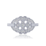 10k White Gold .20 CTW Diamond Filigree Ring DFR-25998