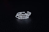 Bella Cavo Sterling Silver Swarovski Crystal Ring   BEL-10247