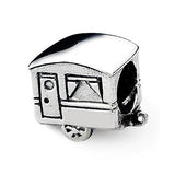 Sterling Silver Camper Trailer Reflections Bead REF-12116