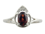 az Sterling Silver Garnet Ring, Pendant, or Earring - January