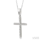 Cross Petite Diamond Pendant