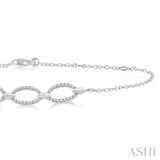 Oval Diamond Chain Bracelet