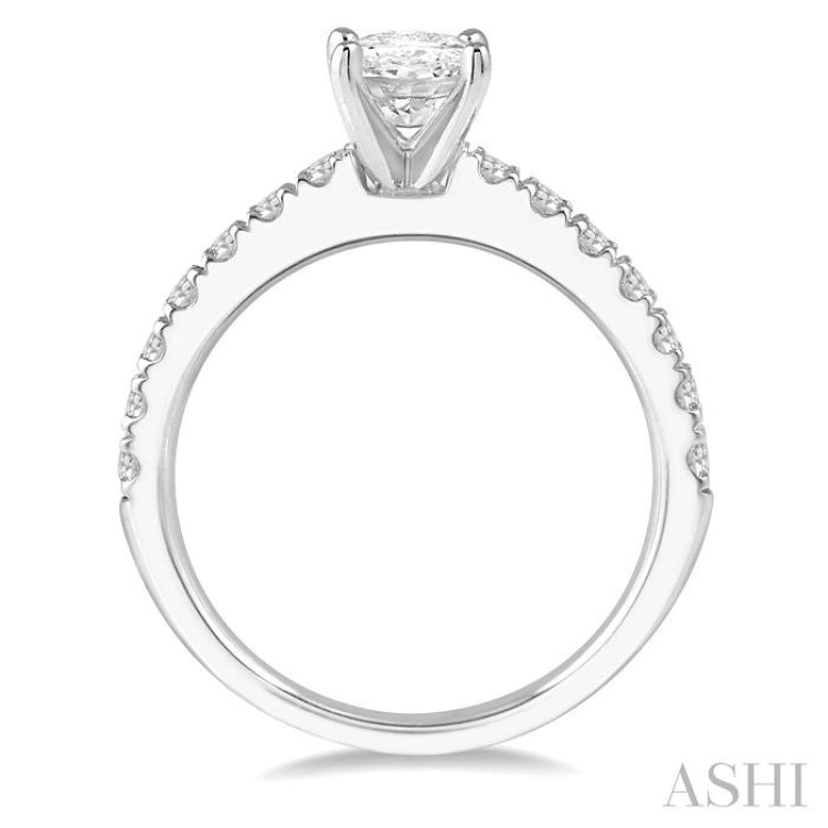 Oval Shape Diamond Engagement Ring