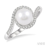 Pearl & Diamond Ring