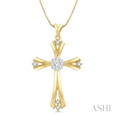 Lovebright Cross Diamond Fashion Pendant