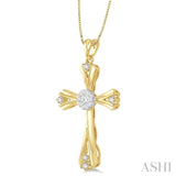 Lovebright Cross Diamond Fashion Pendant