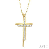 Cross Diamond Fashion Pendant