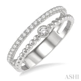 Diamond Fashion Open Ring