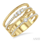 Diamond Fashion Open Ring