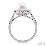 Pearl & Diamond Ring