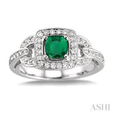 Gemstone & Diamond Ring