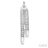 Silver Diamond Fashion Earrings