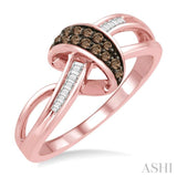 Champagne Light Weight Diamond Fashion Ring