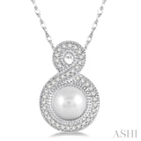 Pearl & Diamond Pendant