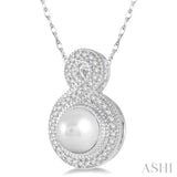 Pearl & Diamond Pendant