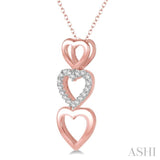 Heart Shape Diamond Pendant