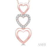 Heart Shape Diamond Pendant