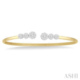 Lovebright Diamond Open Cuff Bangle