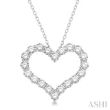 Heart Shape Diamond Pendant