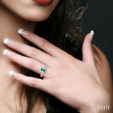 Gemstone & Diamond Ring