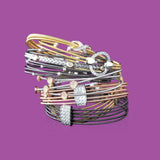 Bella Cavo Sterling Silver Twisted Cable Bracelet   BEL-10278