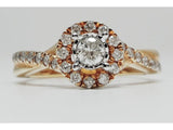 10k Yellow Gold .60 CTW Round Diamond Ring - DSR-23538